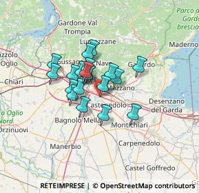 Mappa Via dei Santi, 25129 Buffalora BS, Italia (8.886)