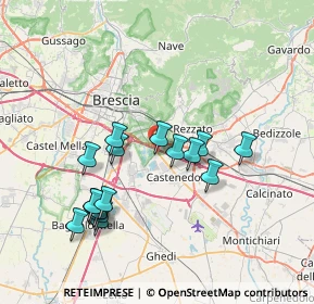 Mappa Via dei Santi, 25129 Buffalora BS, Italia (7.19412)