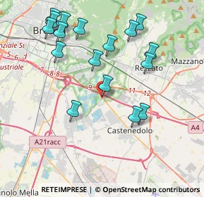Mappa Via dei Santi, 25129 Buffalora BS, Italia (4.27706)