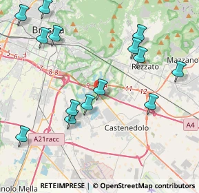 Mappa Via dei Santi, 25129 Buffalora BS, Italia (4.69071)