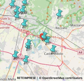 Mappa Via dei Santi, 25129 Buffalora BS, Italia (4.73929)