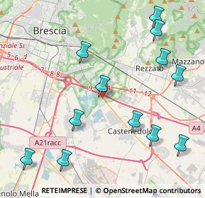 Mappa Via dei Santi, 25129 Buffalora BS, Italia (4.95917)
