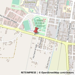 Mappa Via Cavin di Sala, 115, 30035 Mirano, Venezia (Veneto)