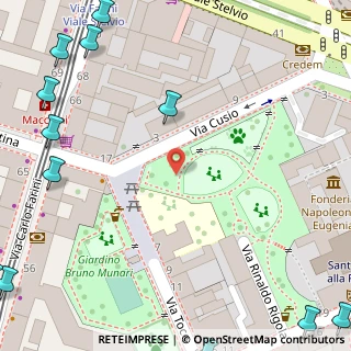 Mappa Via Cusio, 20159 Milano MI, Italia (0.143)