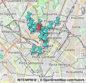 Mappa Via Cusio, 20159 Milano MI, Italia (1.15563)