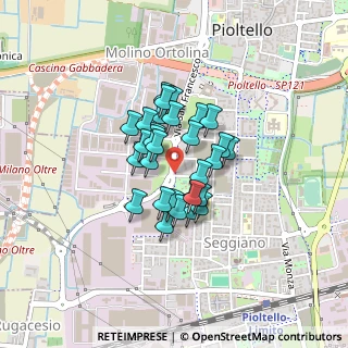 Mappa Via Piersanti Mattarella, 20096 Pioltello MI, Italia (0.27667)
