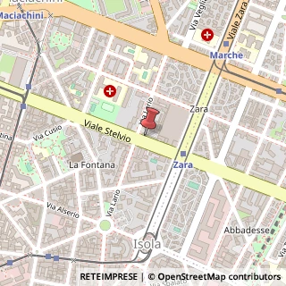 Mappa Viale Stelvio, 18, 20159 Milano, Milano (Lombardia)