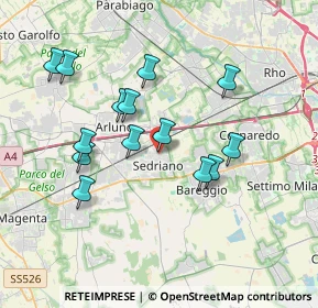 Mappa Via Matteotti, 20018 Sedriano MI, Italia (3.40929)