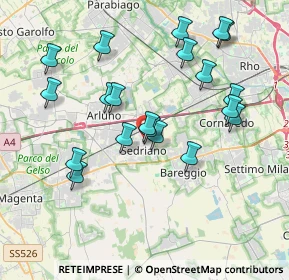 Mappa Via Matteotti, 20018 Sedriano MI, Italia (3.8015)