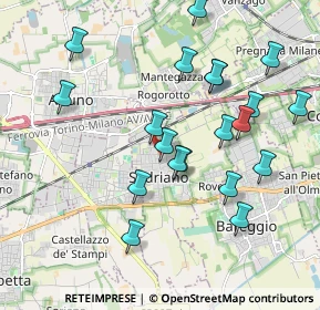 Mappa Via Matteotti, 20018 Sedriano MI, Italia (1.9815)