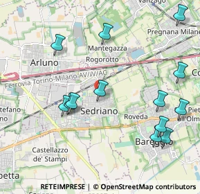 Mappa Via Matteotti, 20018 Sedriano MI, Italia (2.33077)