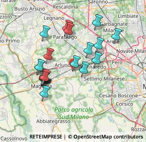 Mappa Via Matteotti, 20018 Sedriano MI, Italia (6.726)