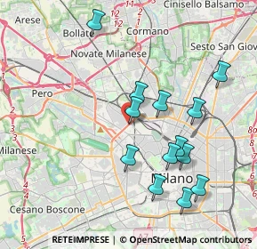 Mappa 20155 Milano MI, Italia (3.82308)