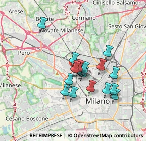 Mappa 20155 Milano MI, Italia (2.71444)
