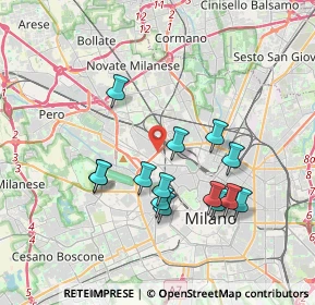 Mappa 20155 Milano MI, Italia (3.40643)