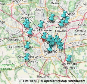Mappa 20155 Milano MI, Italia (6.20263)
