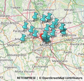 Mappa 20155 Milano MI, Italia (9.7415)