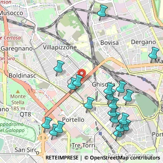 Mappa 20155 Milano MI, Italia (1.288)