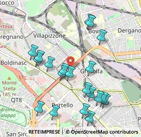 Mappa 20155 Milano MI, Italia (1.0435)