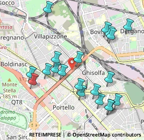 Mappa 20155 Milano MI, Italia (1.058)