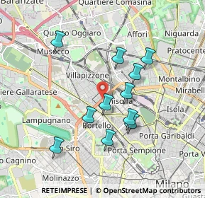 Mappa 20155 Milano MI, Italia (1.61636)