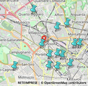 Mappa 20155 Milano MI, Italia (2.28846)