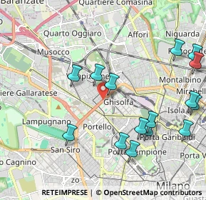 Mappa 20155 Milano MI, Italia (2.36267)