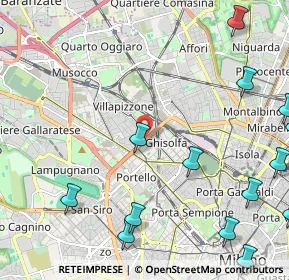 Mappa 20155 Milano MI, Italia (3.24933)