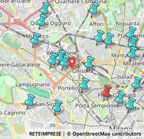 Mappa 20155 Milano MI, Italia (2.424)