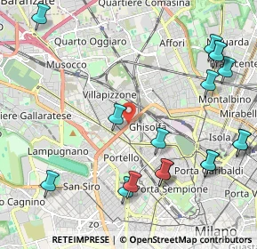 Mappa 20155 Milano MI, Italia (2.64765)