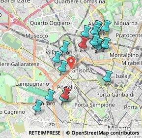 Mappa 20155 Milano MI, Italia (1.78684)
