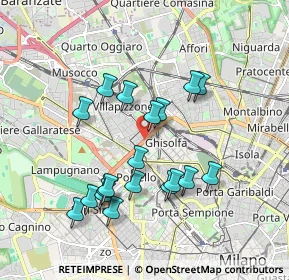 Mappa 20155 Milano MI, Italia (1.74263)