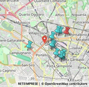 Mappa 20155 Milano MI, Italia (1.44091)