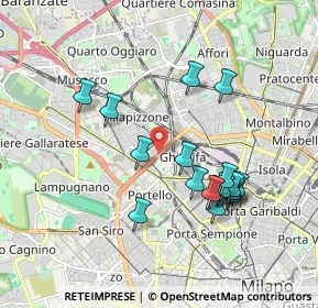 Mappa 20155 Milano MI, Italia (1.76882)