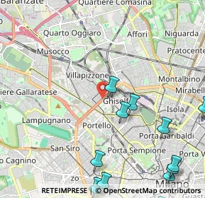 Mappa 20155 Milano MI, Italia (3.02667)