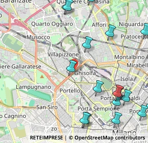 Mappa 20155 Milano MI, Italia (2.97611)
