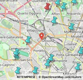 Mappa 20155 Milano MI, Italia (3.24882)
