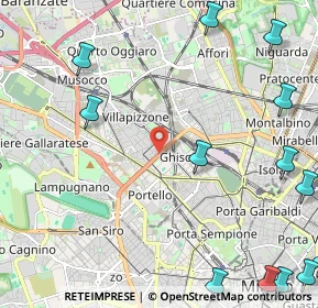 Mappa 20155 Milano MI, Italia (3.43154)