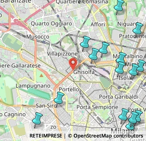 Mappa 20155 Milano MI, Italia (3.17722)