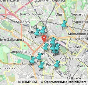 Mappa 20155 Milano MI, Italia (1.53308)