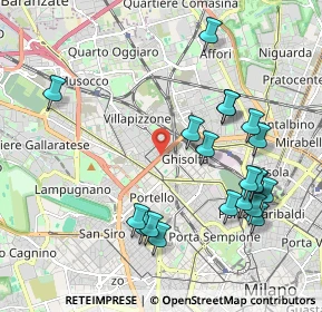 Mappa 20155 Milano MI, Italia (2.1965)