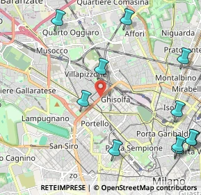 Mappa 20155 Milano MI, Italia (2.86545)