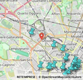 Mappa 20155 Milano MI, Italia (3.3435)