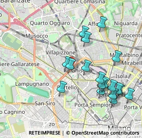 Mappa 20155 Milano MI, Italia (2.05722)