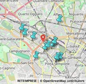 Mappa 20155 Milano MI, Italia (1.54769)
