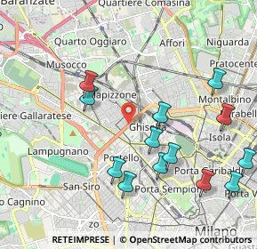 Mappa 20155 Milano MI, Italia (2.22)