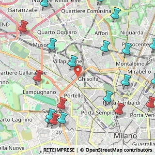 Mappa 20155 Milano MI, Italia (3.044)