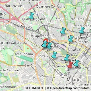 Mappa 20155 Milano MI, Italia (2.04545)