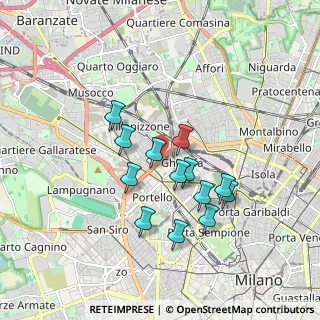 Mappa 20155 Milano MI, Italia (1.50231)