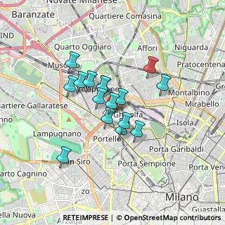 Mappa 20155 Milano MI, Italia (1.25563)